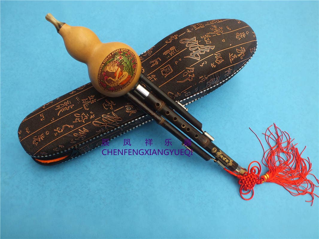 Hulusi Bawu Purple Bamboo three-tone detachable factory direct Yunnan unlicensed custom Hulusi China saxophone 2