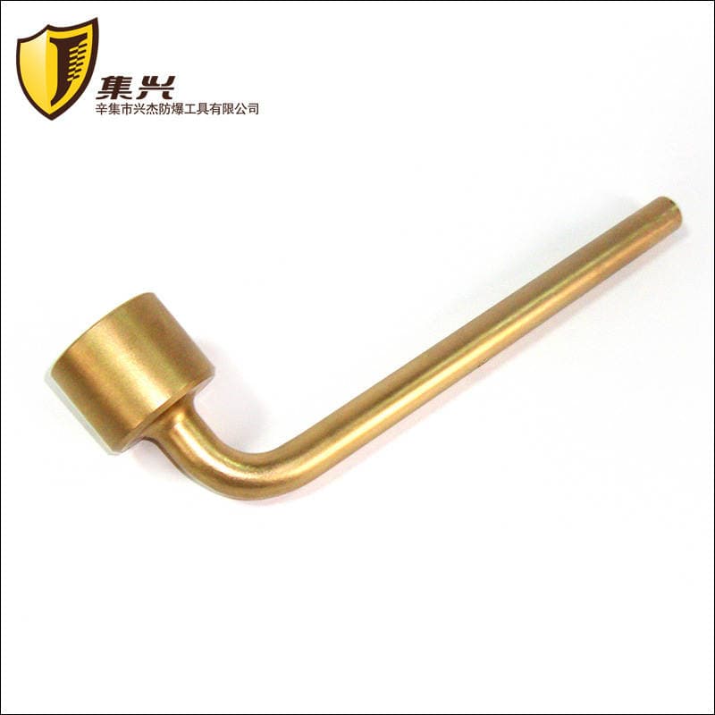 Jixing brand explosion-proof L-type single socket wrench pipe wrench manual wrench 2