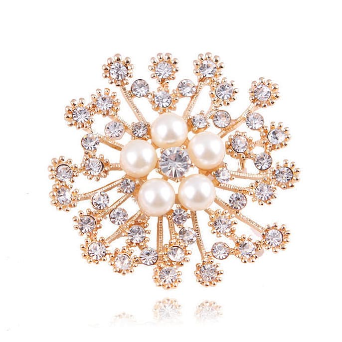 xz4010 Snowflake Brooch
