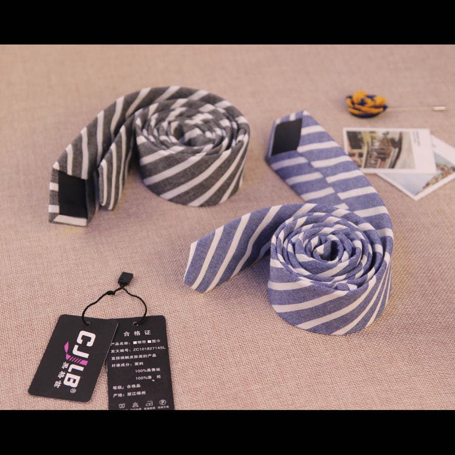 Factory Direct narrow tie Korean wholesale men's in stock Foreign trade Original order British leisure 2