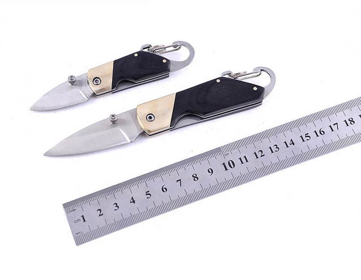 QQ small folding knife stainless steel small knife folding knife multi-functional household fruit knife portable outdoor knife 1