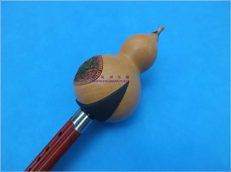 Hulusi mahogany ABbCDFG three-tone detachable drop-resistant Yunnan Hulusi Bawu Chinese knot Bamboo Flute 2