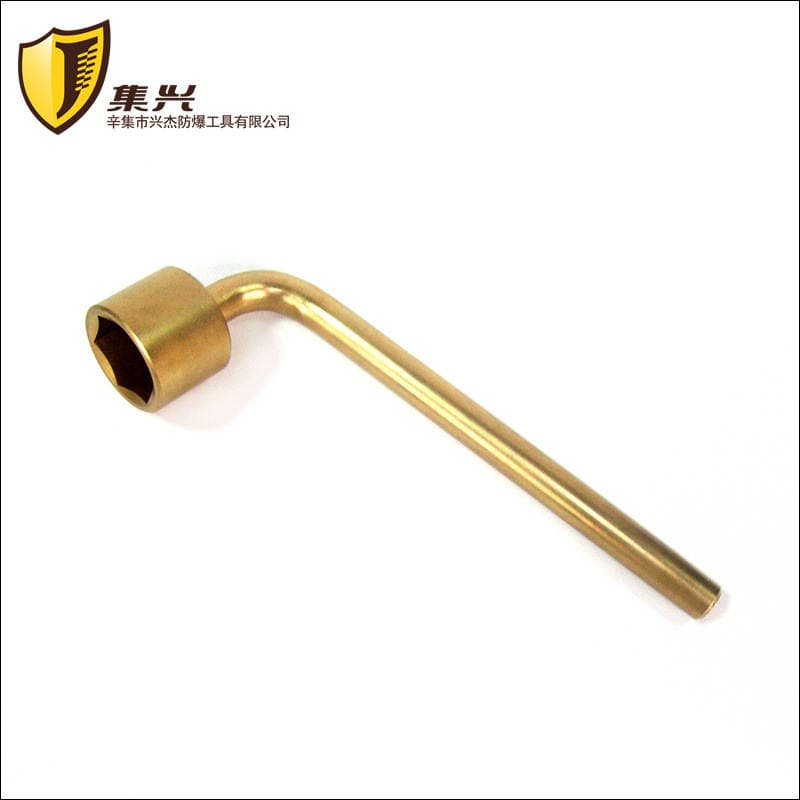 Jixing brand explosion-proof L-type single socket wrench pipe wrench manual wrench 3