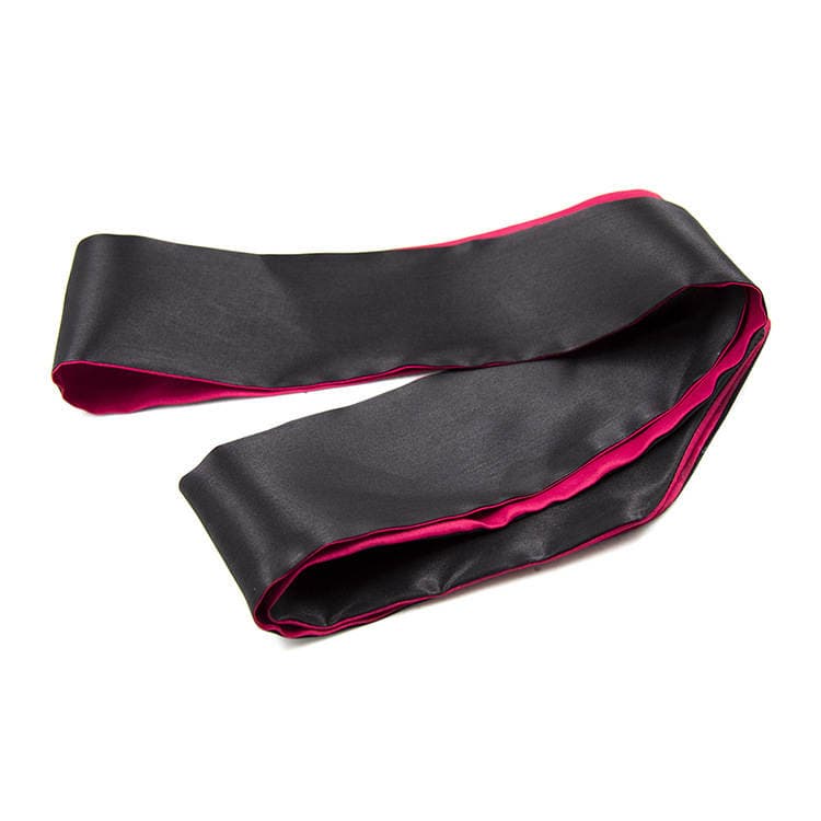 Cross-border source of adult sex toys Sade cloth eye mask training Sex Game eye mask black red lengthening eye mask 5