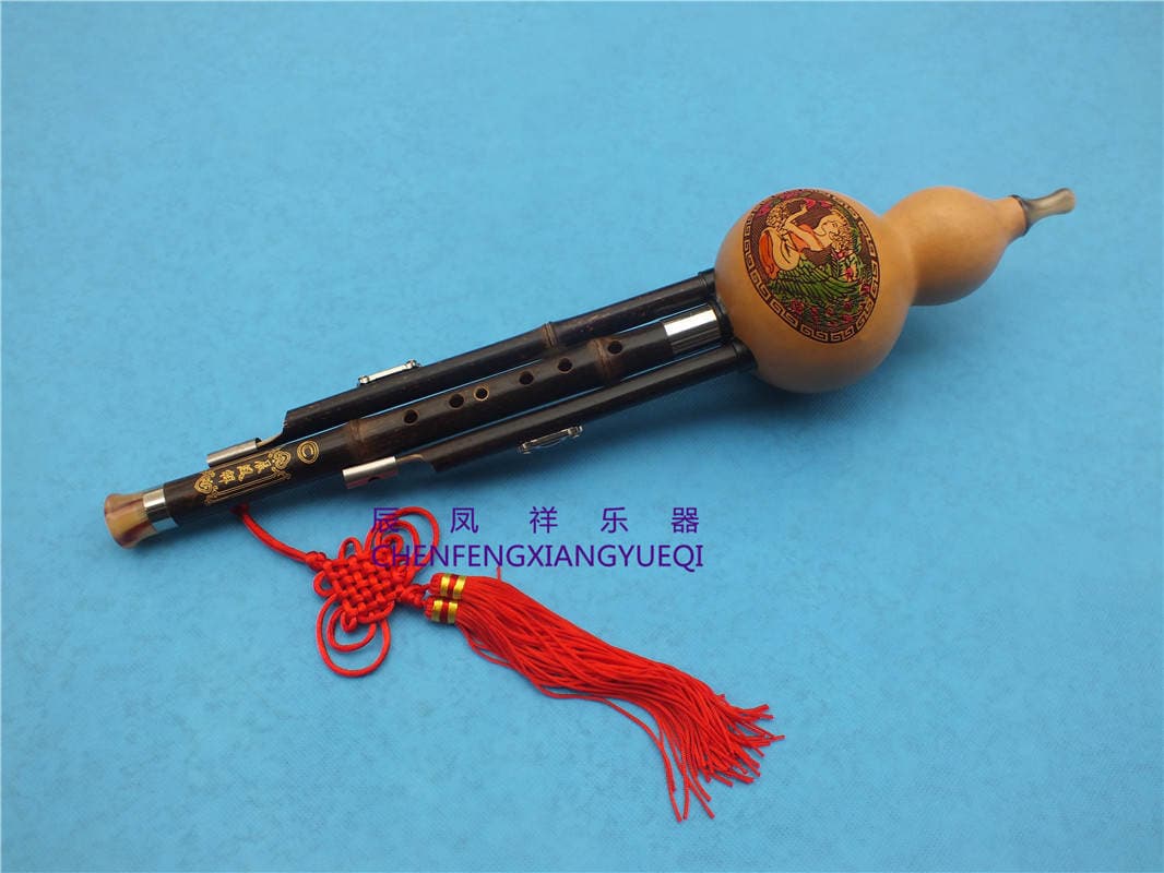 Hulusi Bawu Purple Bamboo three-tone detachable factory direct Yunnan unlicensed custom Hulusi China saxophone 3