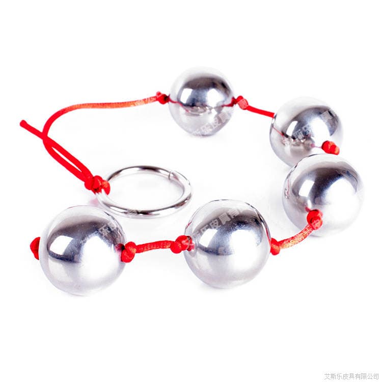 Adult sex toys men's G-spot female masturbation device anal stainless steel ball pulling beads anal expander anal plug 2