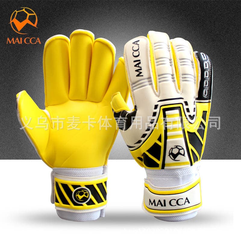 Maicca Professional Kidsren's Football Gloves with Finger Guards Adult Goalkeeper Gloves Gantry Goalkeeper Gloves 1