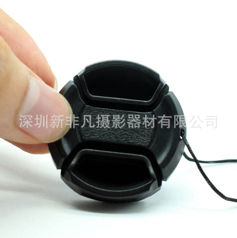 Lens cover 37/40.5/43/46/49/52/55/58/62/67/72/77/82mm middle pinch cover with rope 4