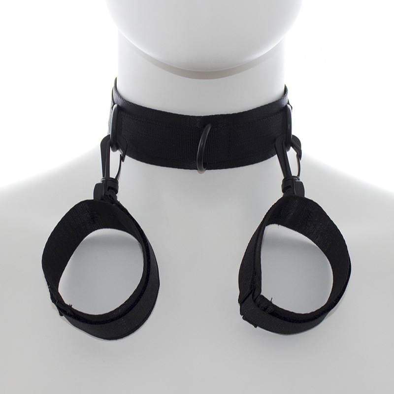 Sm Adult Sex Toys Female  Sex Toys Nylon Bondage Hand Neck Collar Handcuffs Manufacturer Dropshipping 1