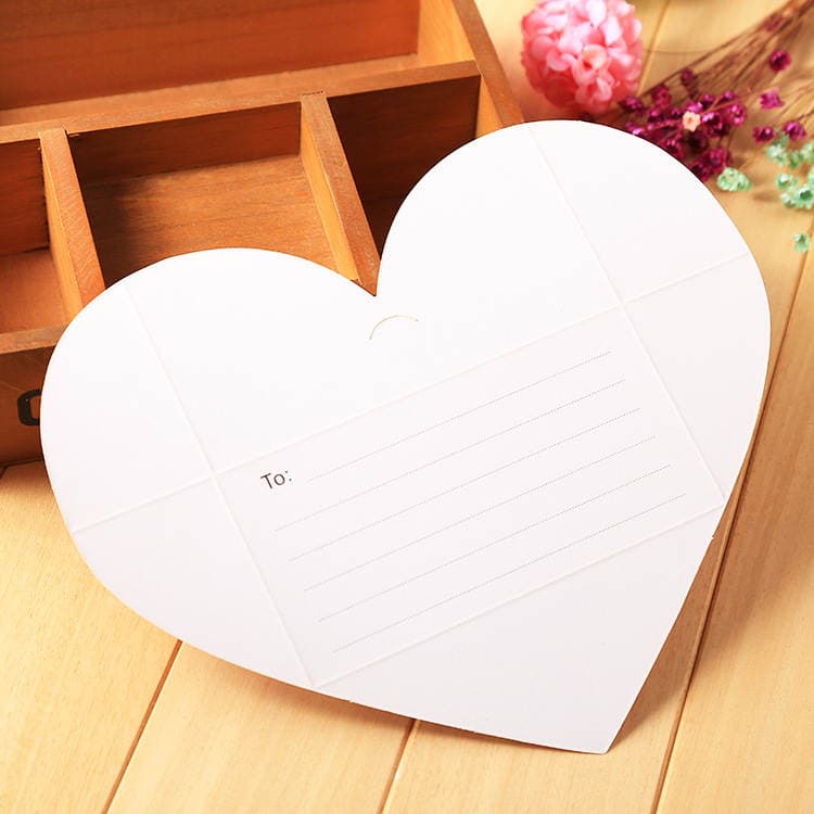 diy handmade greeting card love folding Mother's Day Thanksgiving card birthday blessing gift card festival gift can be set 4