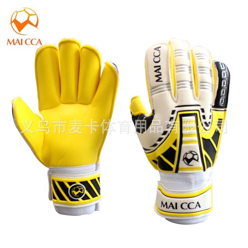 Maicca Professional Kidsren's Football Gloves with Finger Guards Adult Goalkeeper Gloves Gantry Goalkeeper Gloves 4