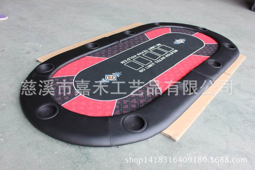 200* 100cm, Foldableable Oval Texas Hold'em Tabletop 1