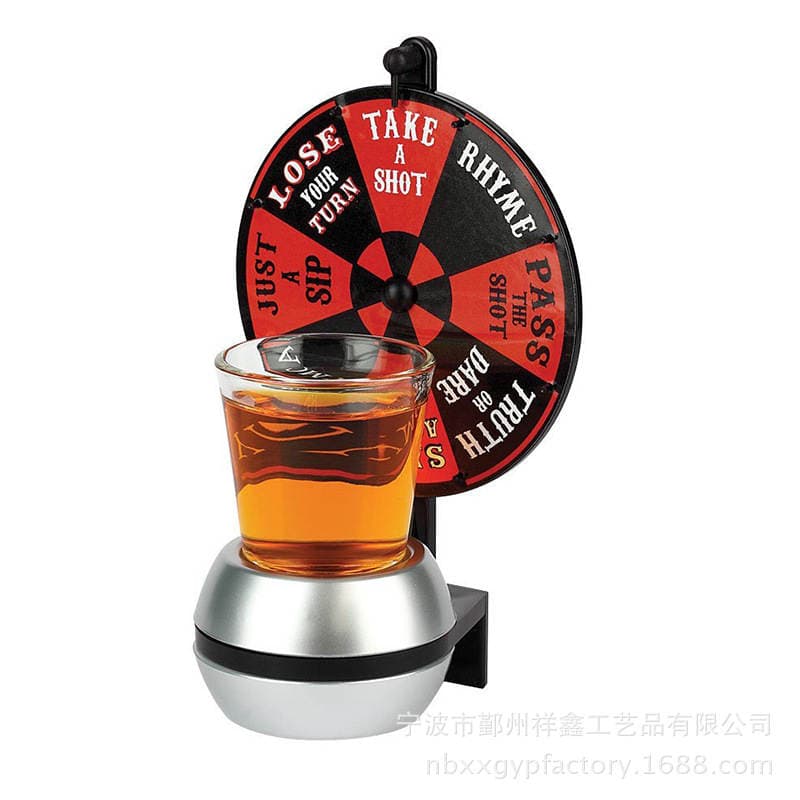Manufacturer's Best-selling Drinking Turntable Wine Glass Bar Drinking Entertainment Supplies Drinking Aid Toy Whe 2