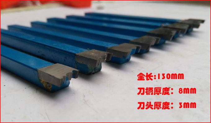Woodworking turning tool small lathe special tool holder Buddha beads three-way pagoda knife forming knife 3
