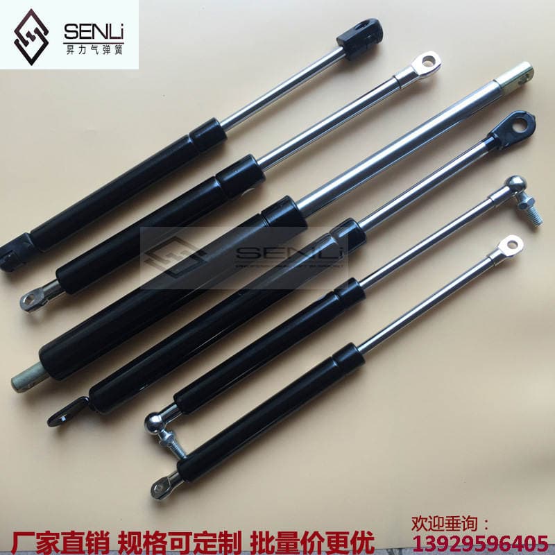 Customized non-standard parts special gas spring support Rod super long super thick hydraulic Rod pneumatic support rod 5