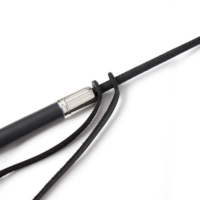 Europe and the United States best selling new square round head double-layer whip glass fiber material straight whip sex toys 5