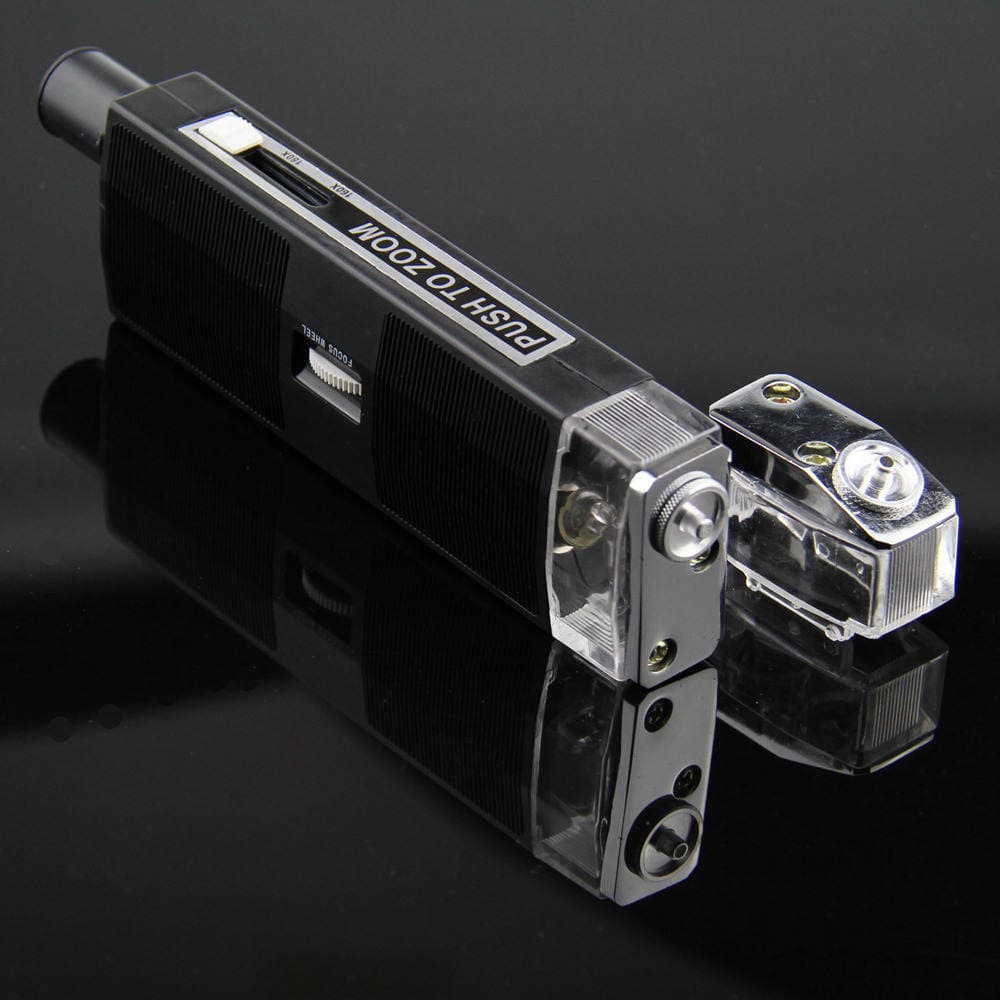 Original Optical Fiber Cleaner Magnifier Microscope Cleaning Rod Optical Fiber Connector End Face Cleaning Inspection Kit 3