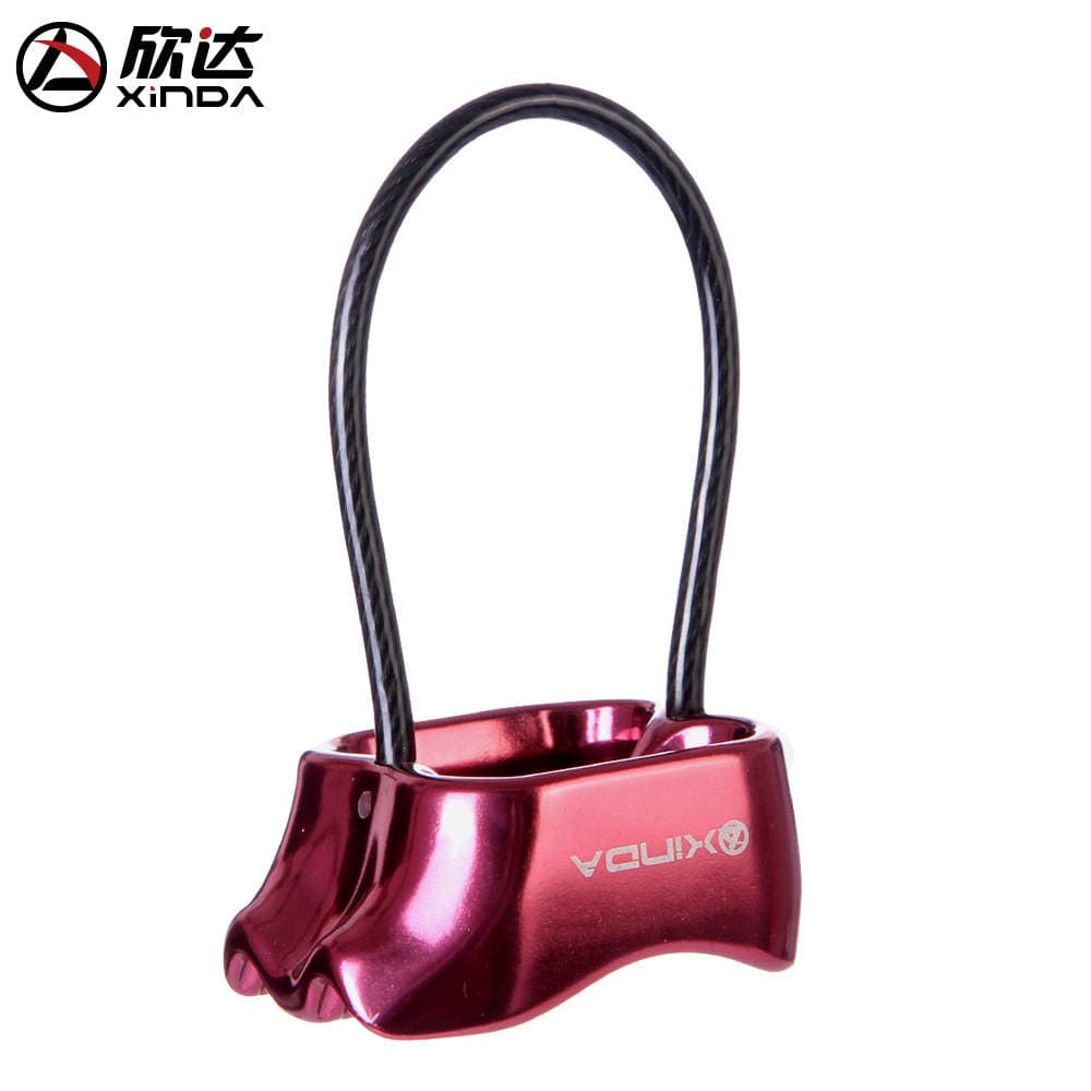 Xinda Outdoor High Altitude Descend High-rise Descend Descend ATC Protector Rapid Descend Cable Descend Rock Climbing Equipment Supplies 1