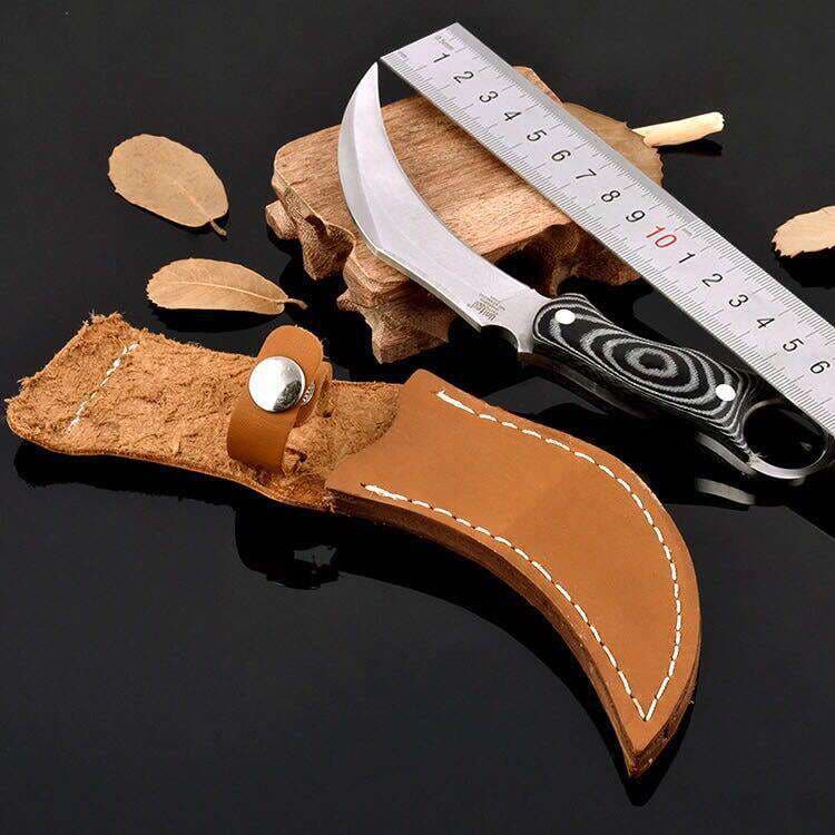 New outdoor knife combined with claw knife stainless steel knife portable multi-functional fruit knife household kitchen knife 1