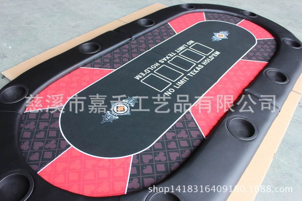 200* 100cm, Foldableable Oval Texas Hold'em Tabletop 3
