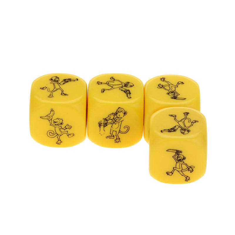 Factory Customized 2.0cm Dice Acrylic Game Accessories Dice Early Education Kidsren's Teaching Supplies Printed Logo 4