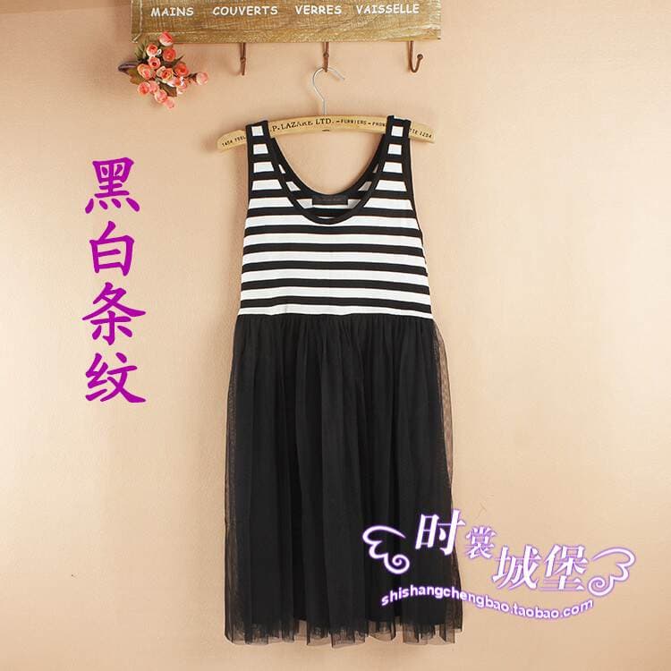 Spring loose model cotton high waist mesh skirt puffy skirt women's camisole dress base skirt wholesale 5