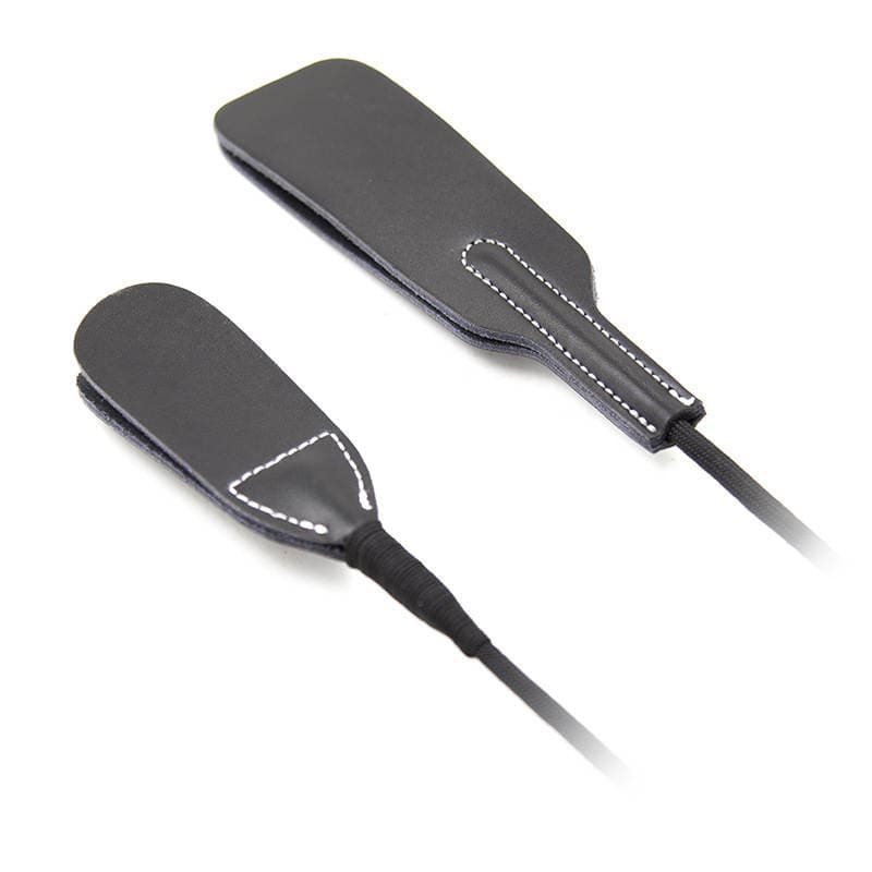 Europe and the United States best selling new square round head double-layer whip glass fiber material straight whip sex toys 4