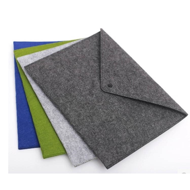 Factory wholesale fashion felt hand bag computer bag single button tablet computer bag felt computer bag 3