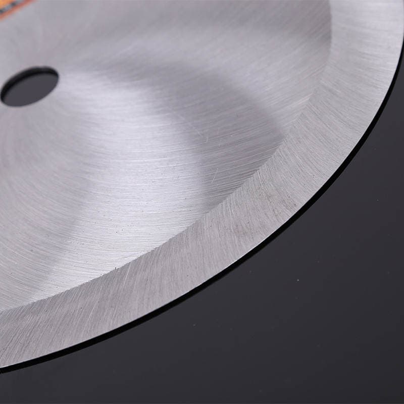 Toothless circular saw blade 200-600mm cutting cloth sponge rubber tube paper food round knife double-edged round blade 4