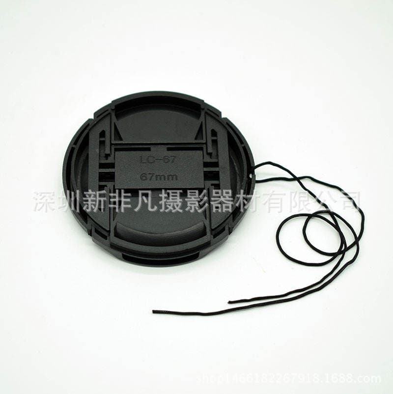 Lens cover 37/40.5/43/46/49/52/55/58/62/67/72/77/82mm middle pinch cover with rope 5
