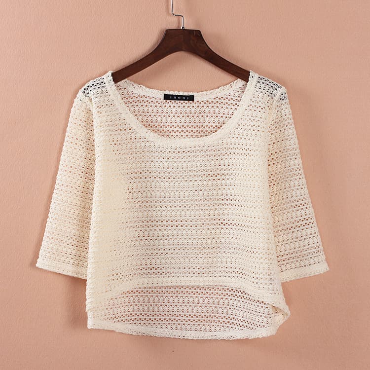 Beige middle sleeve