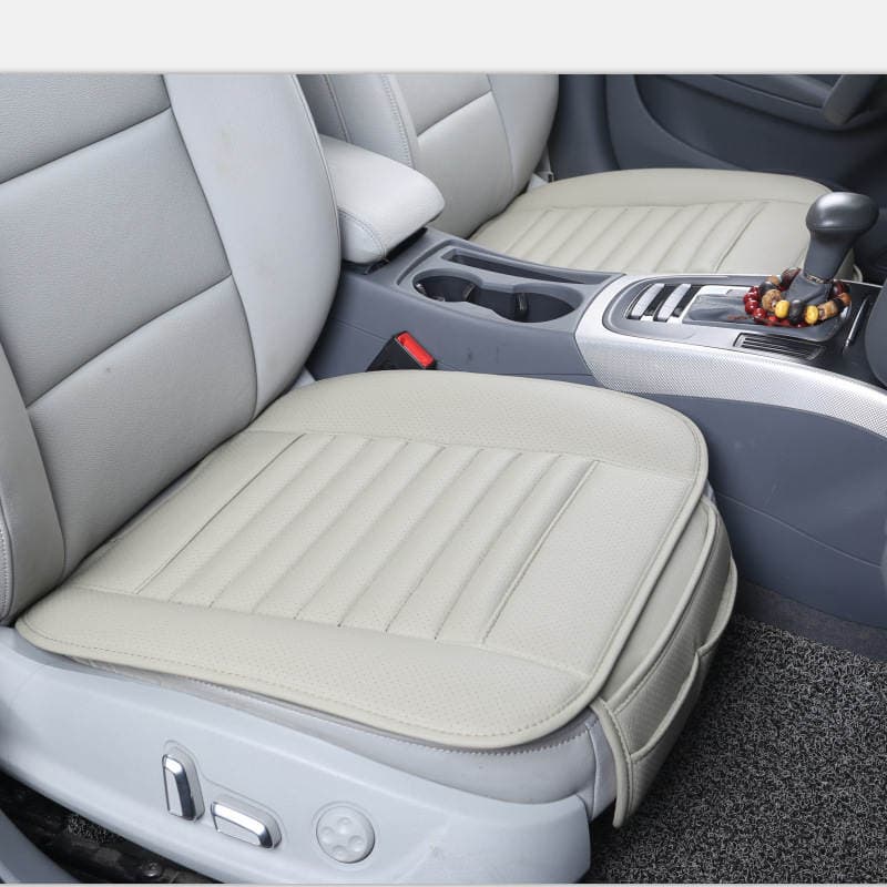Independent station cross-border e-commerce hot-selling car cushion without backrest three-piece single-piece bamboo charcoal cushion pu four-season Universal 5