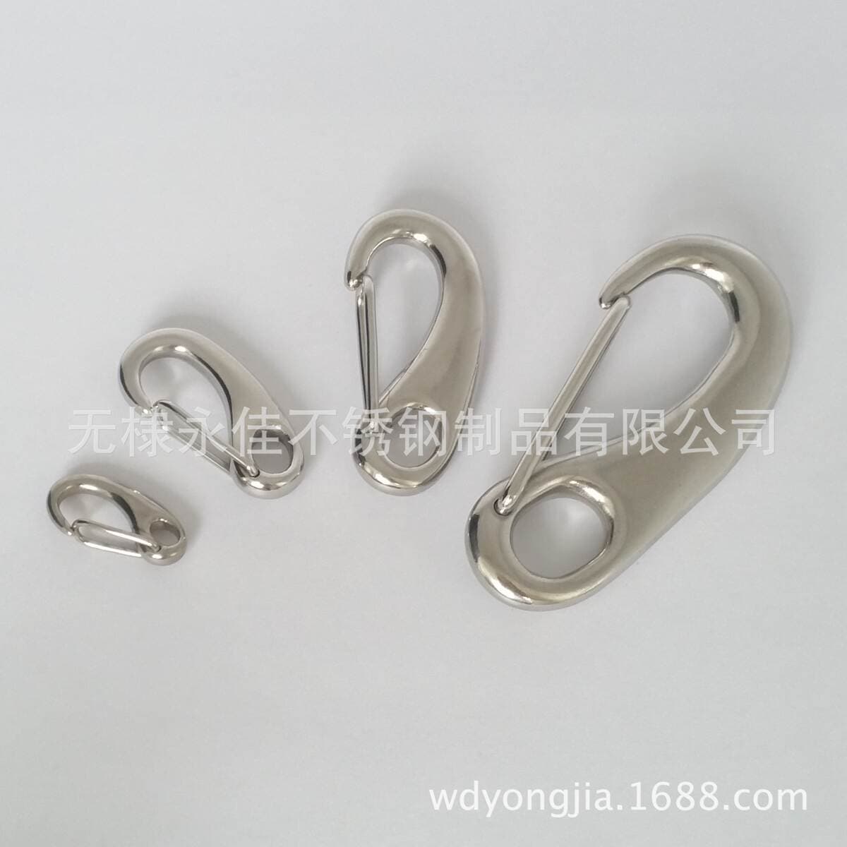 Supply egg-shaped spring hook stainless steel rigging marine hardware 2