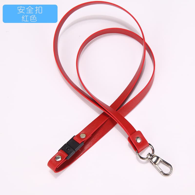 Red with safety buckle