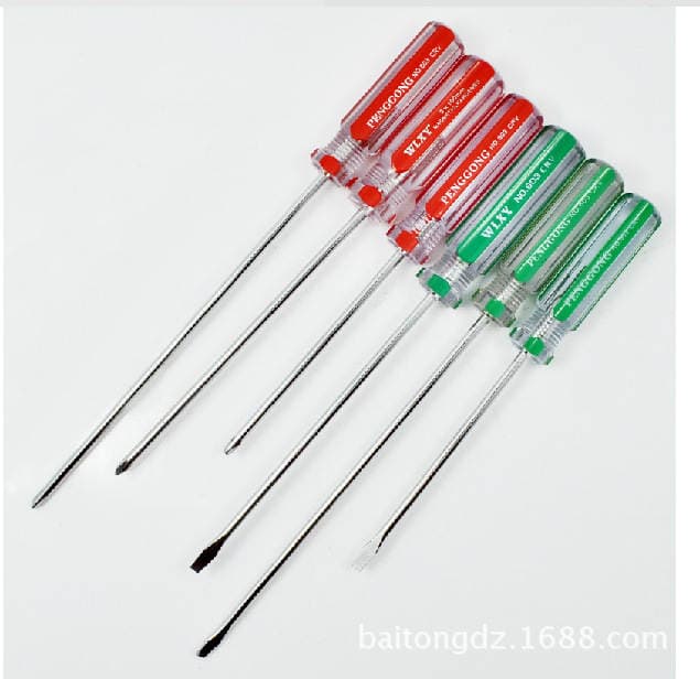 Cross screwdriver manual screwdriver 5MM * 100/150/200 5/6 inch 5