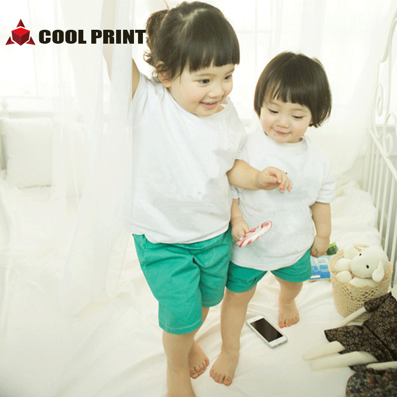 Heat transfer short sleeve round neck solid color T-shirt DIY printing blank raglan short sleeve group clothing advertising cultural shirt 4