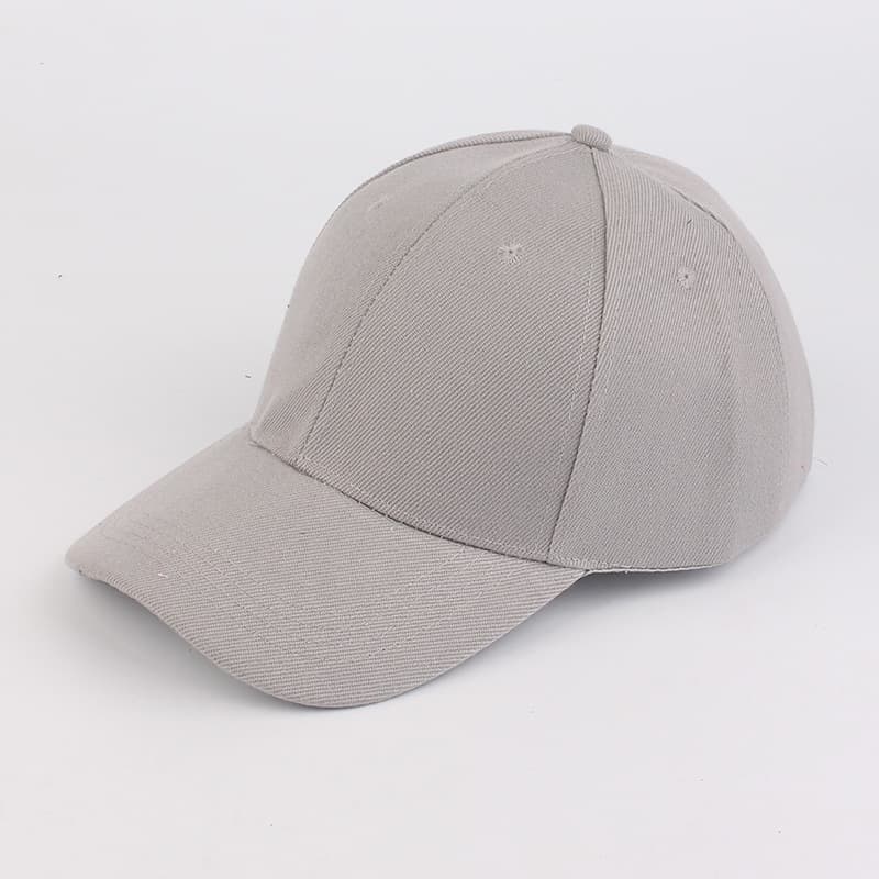 Light board baseball cap -- light gray