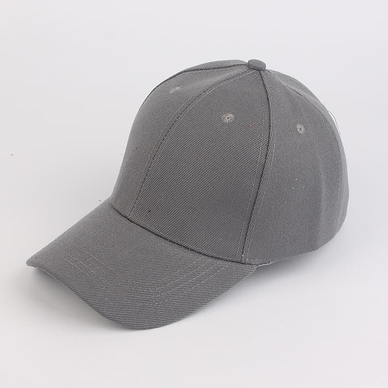 Light board baseball cap -- dark gray