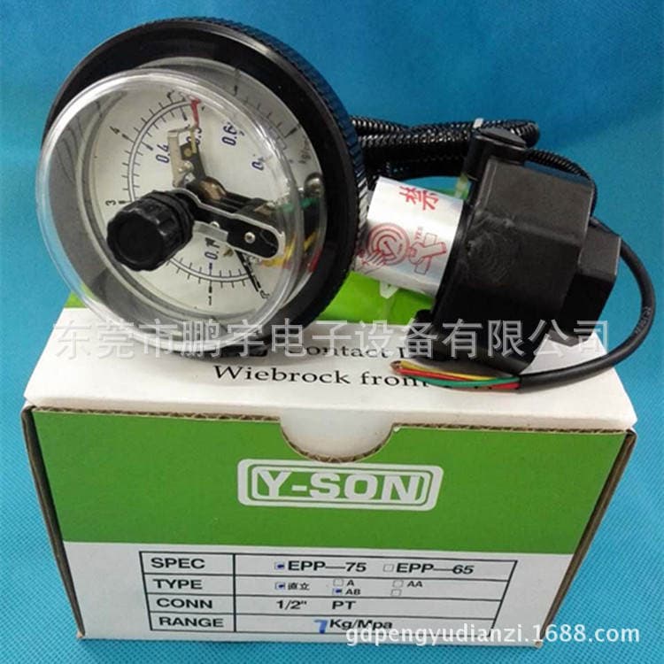 Special SuPPlY Y-SON Electric Contact Pressure Gauge Corrosion Resistant Pp Diaphragm Pressure Gauge 4