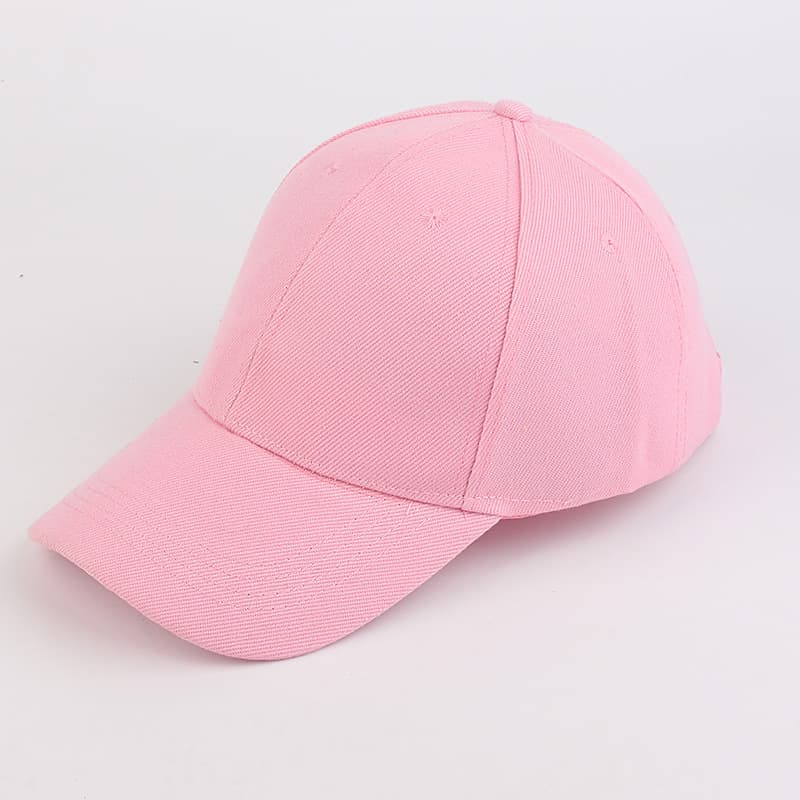 Light board baseball cap-pink