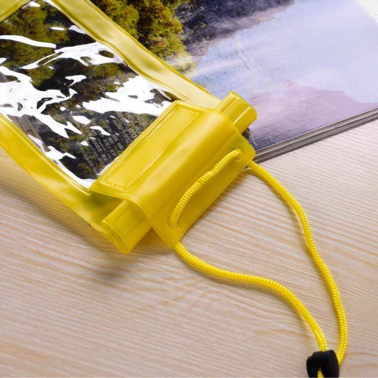 Manufacturer Pvc Transparent Touch Screen Mobile Phone Waterproof Bag Swimming Hot Spring Waterproof Case Frame Velcro Waterproof Bag Diving 3