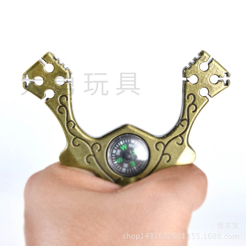 Sanyangkaitai 6-strand alloy slingshot outdoor traditional competitive polishing nostalgic stall temple fair night market manufacturer bullet worker 4