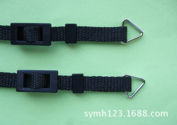 Wholesale camera accessories middle triangle buckle metal buckle stainless steel buckle two rings metal ring in stock 3