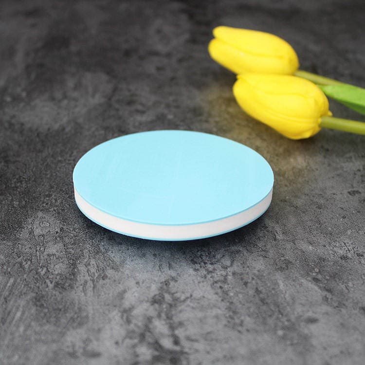 Xüsusi Həkk üçün Yüksək Keyfiyyətli DIY Rezin Kərpic, Möhür üçün, Dairəvi 8x0.8 sm. 5