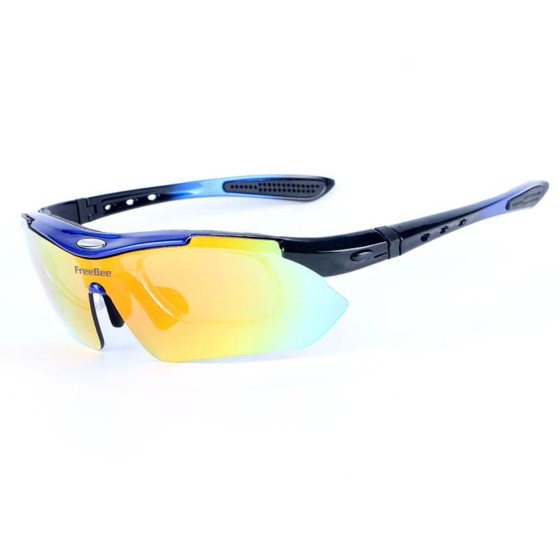 İdman velosiped eynəkləri, polyarizasiyalı, 5 dəyişdirilə bilən linza ilə, miyopiya üçün uyğun, model 0089 2