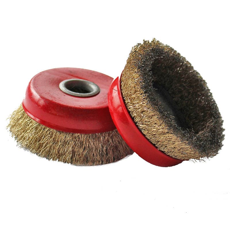 100 125 Bowl Angle Grinder Thickened Industrial Grade Metal Stainless Steel Rust Removal Grinding Wheel Polishing Wheel Wire Brush 5