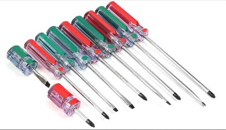 Cross screwdriver manual screwdriver 5MM * 100/150/200 5/6 inch 1