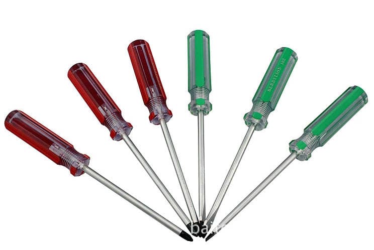 Cross screwdriver manual screwdriver 5MM * 100/150/200 5/6 inch 2