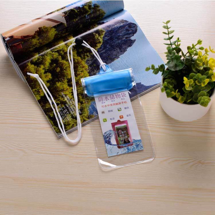 Factory Direct supply high quality touch screen mobile phone waterproof bag HD transparent sealed outdoor swimming drifting mobile phone waterproof bag 2