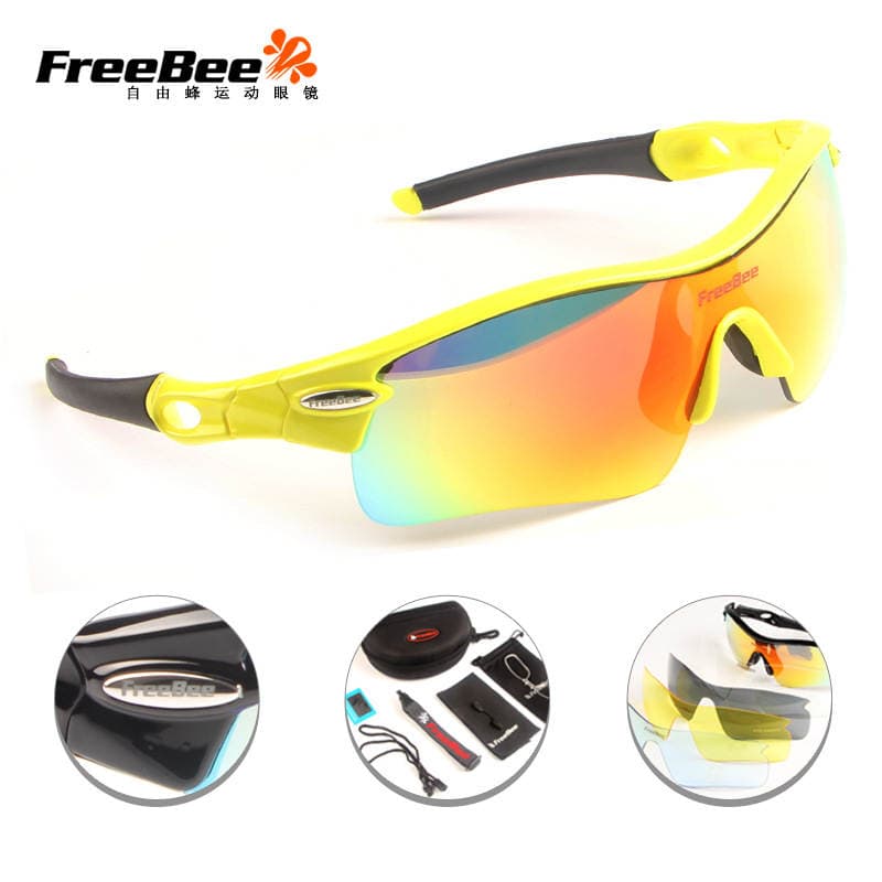 FreeBee 002# qütbləşdirilmiş velosiped eynəkləri, dağ velosipedi və açıq hava idmanları üçün 1